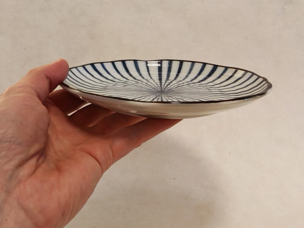 Teller "Blauer Strahl"