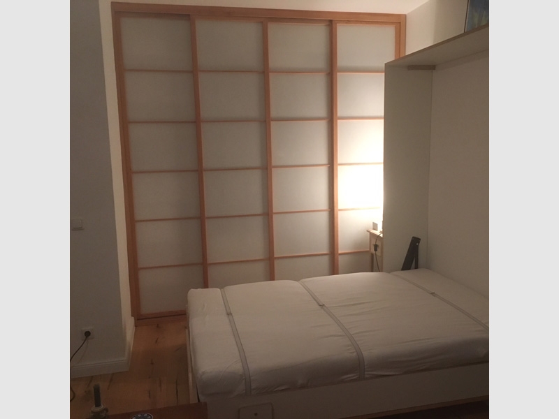 Schrankbett  und Kleiderschrank