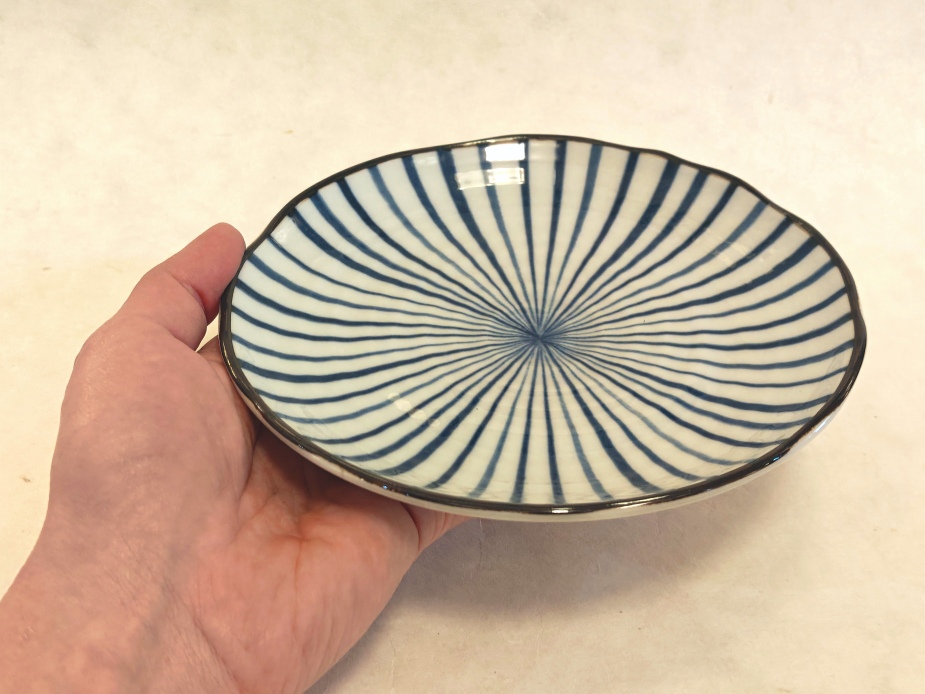 Teller "Blauer Strahl"