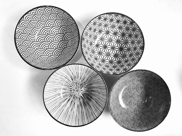 Schalenset tayobowls black and white