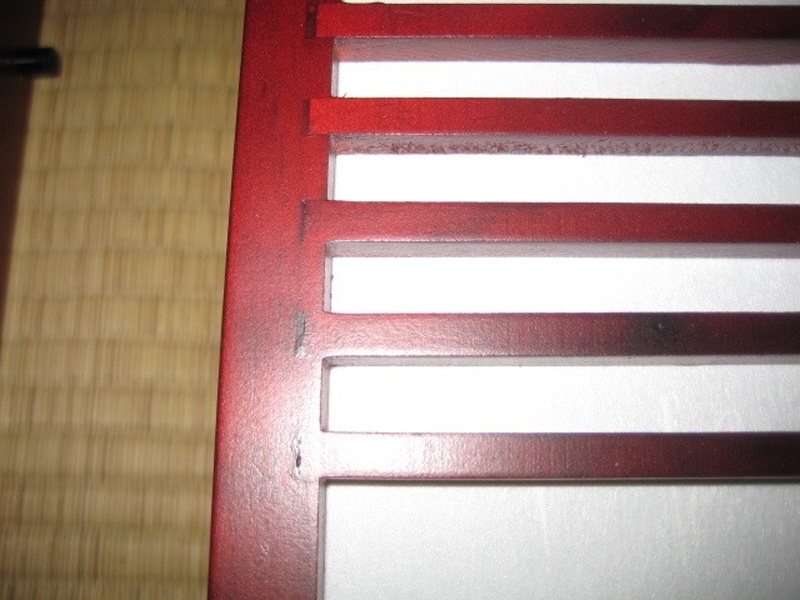 Wandleuchte 5-String, schwarzbraun