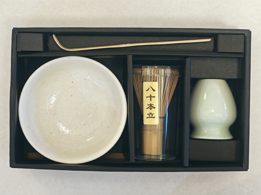 Matcha Set 4-teilig  weiß