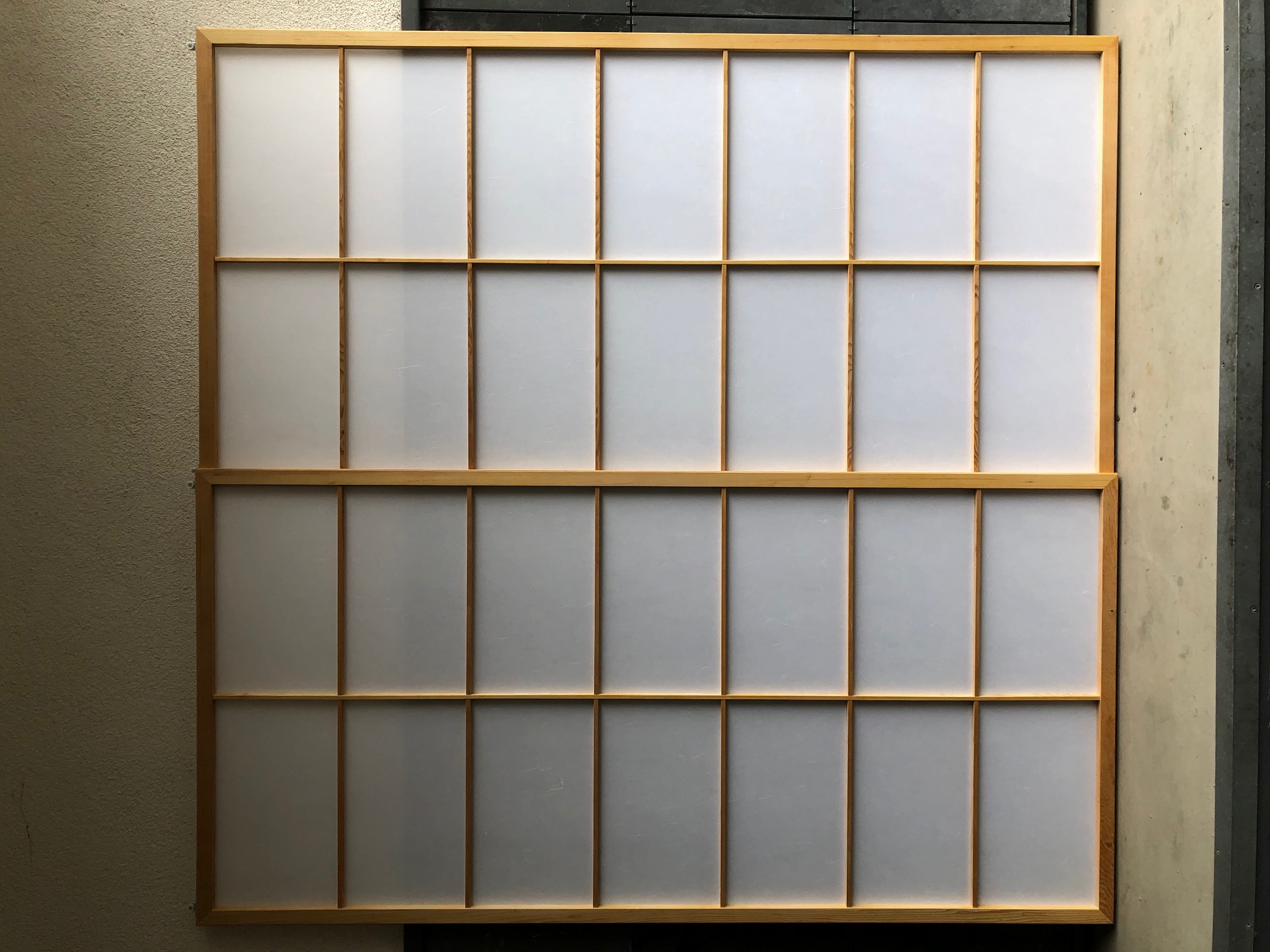 Shoji Classic mit Mittelsprosse LB 243cm H 250cm neuwertig