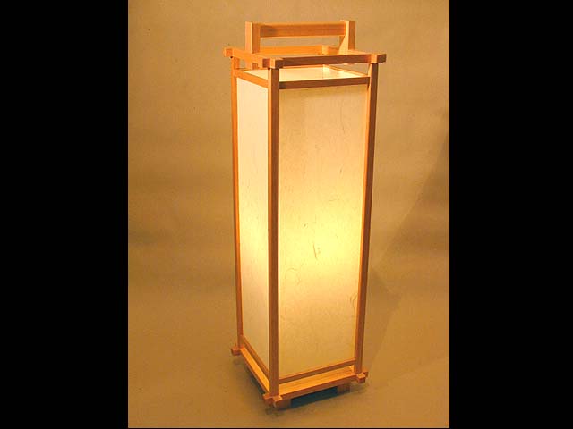  Andon Washi 75 cm Naturholz