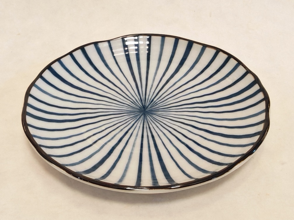 Teller "Blauer Strahl"