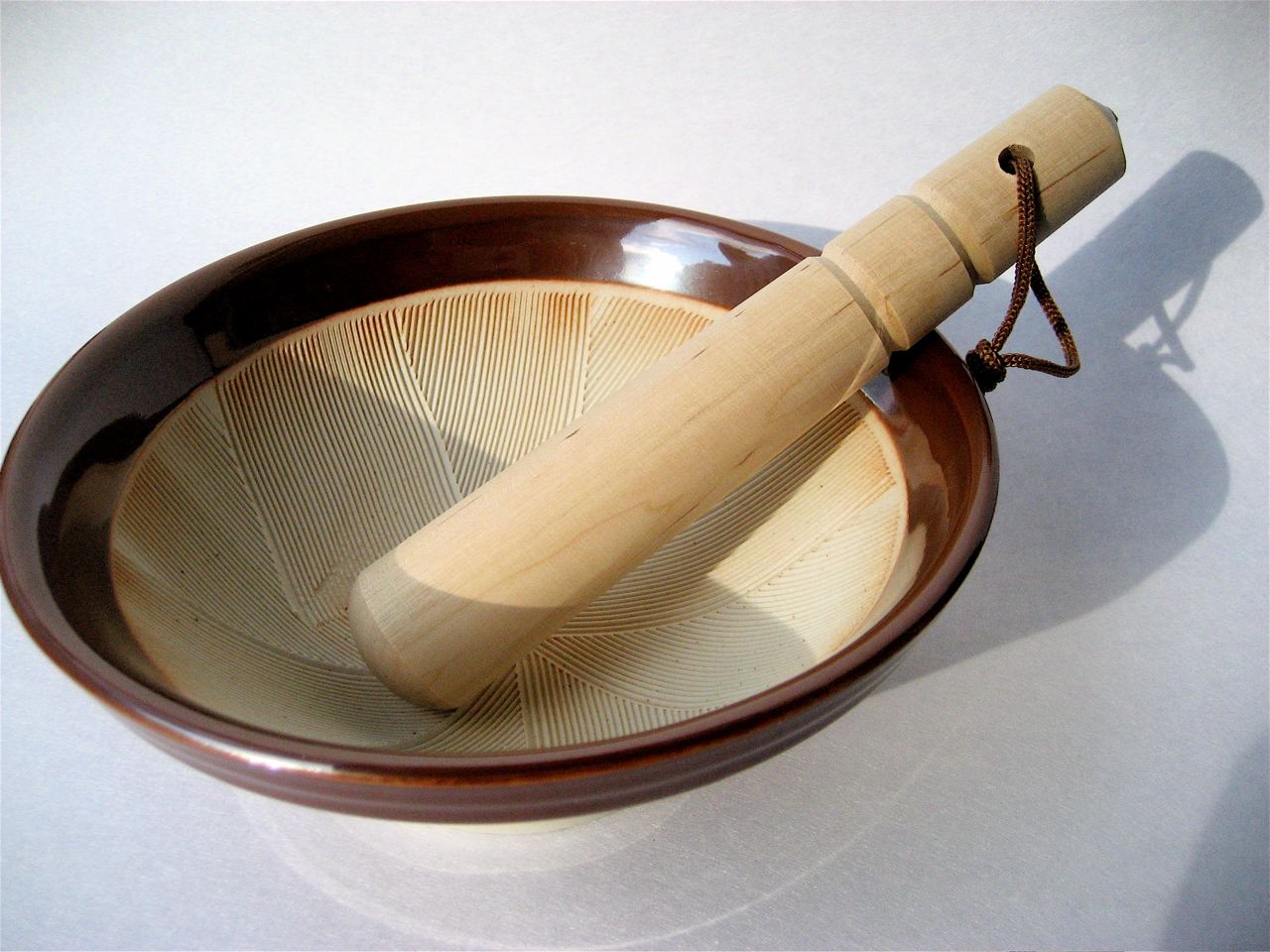 Stößel für Mörser Suribachi Naturholz Länge 18 cm