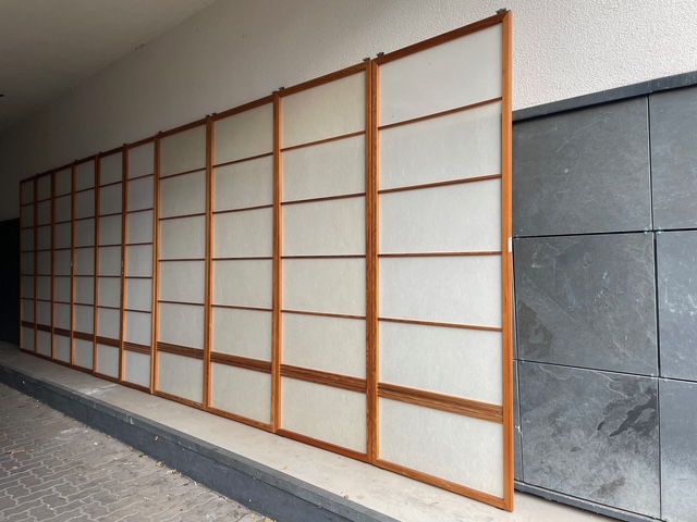 Lager Shoji  Set 4 Stück Natur, 239 H x 86,5 B