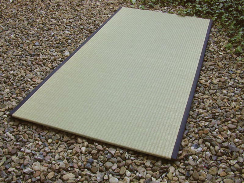 Teppich-Tatami-H 1,5 cm x B 90 cm x L 200 cm-schwarz