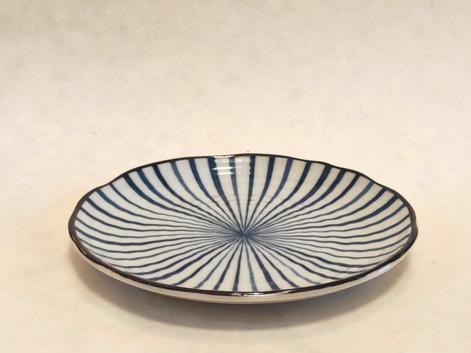 Teller "Blauer Strahl"