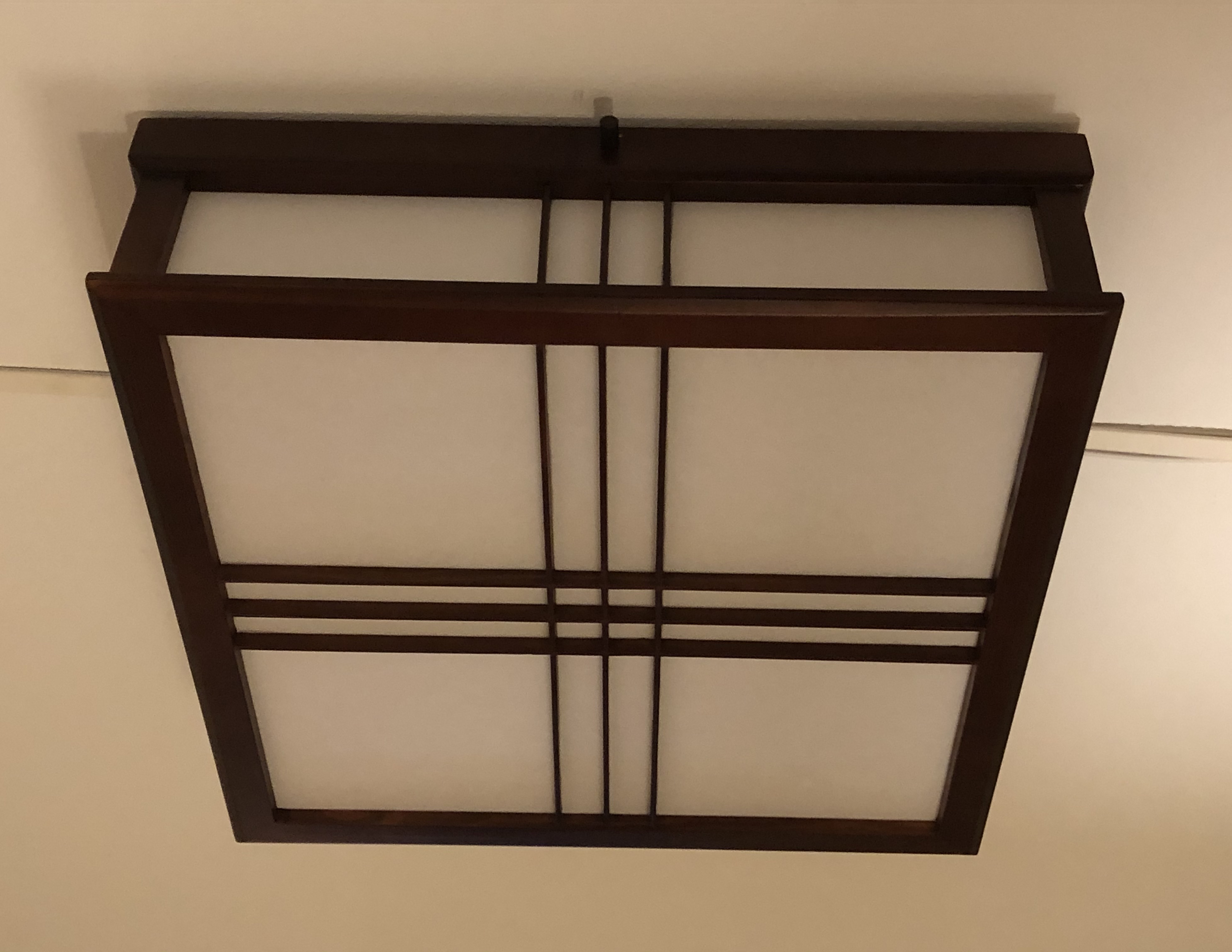  Hako Deckenleuchte 44,5 x 44,5 x 12 braun
