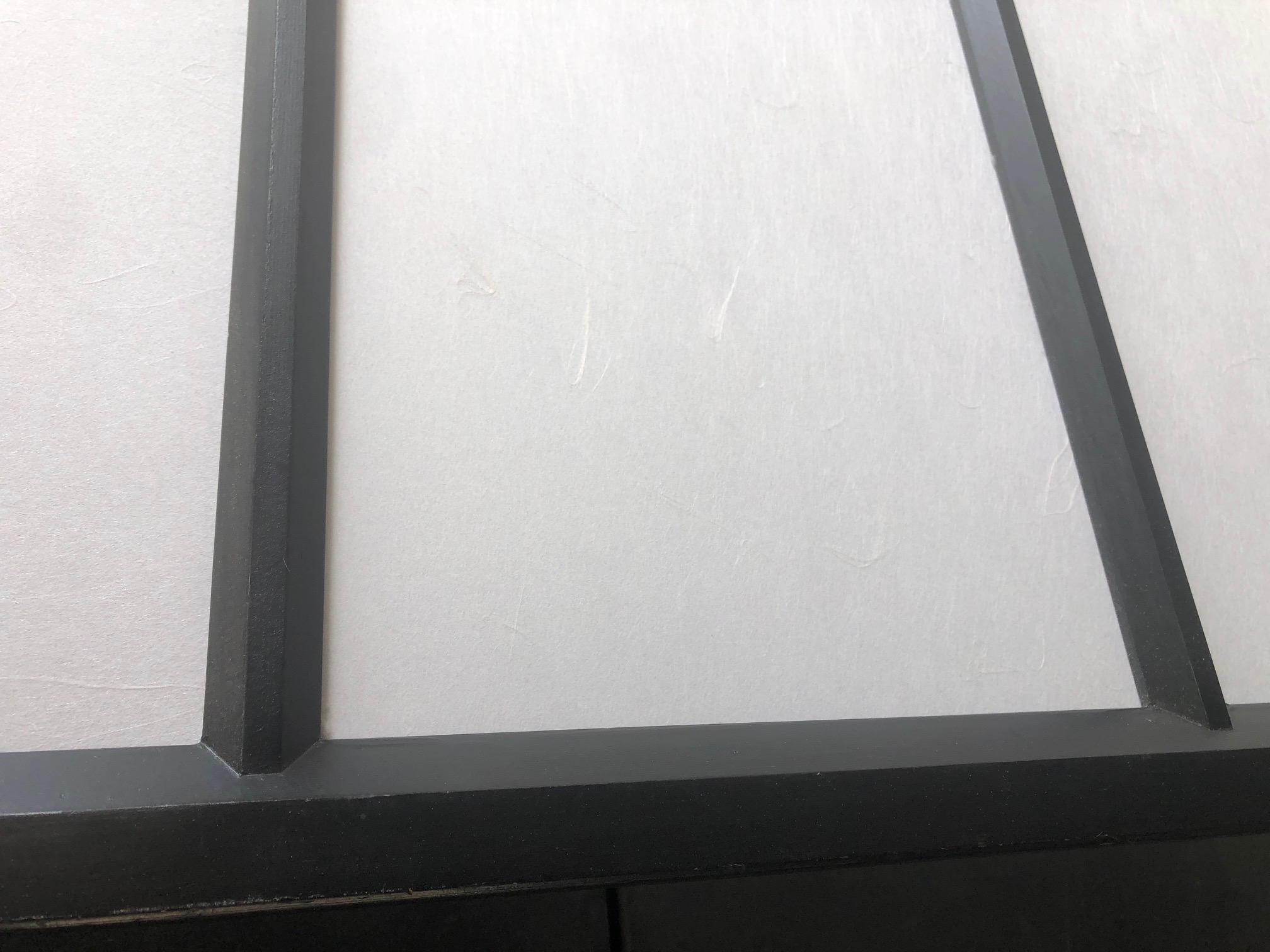 Lagershoji  exclusiv 3 Stck  Hemlock schwarz lackiert  für  ca 228 H x 185  B 