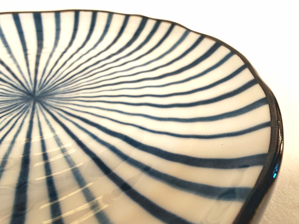 Teller "Blauer Strahl"