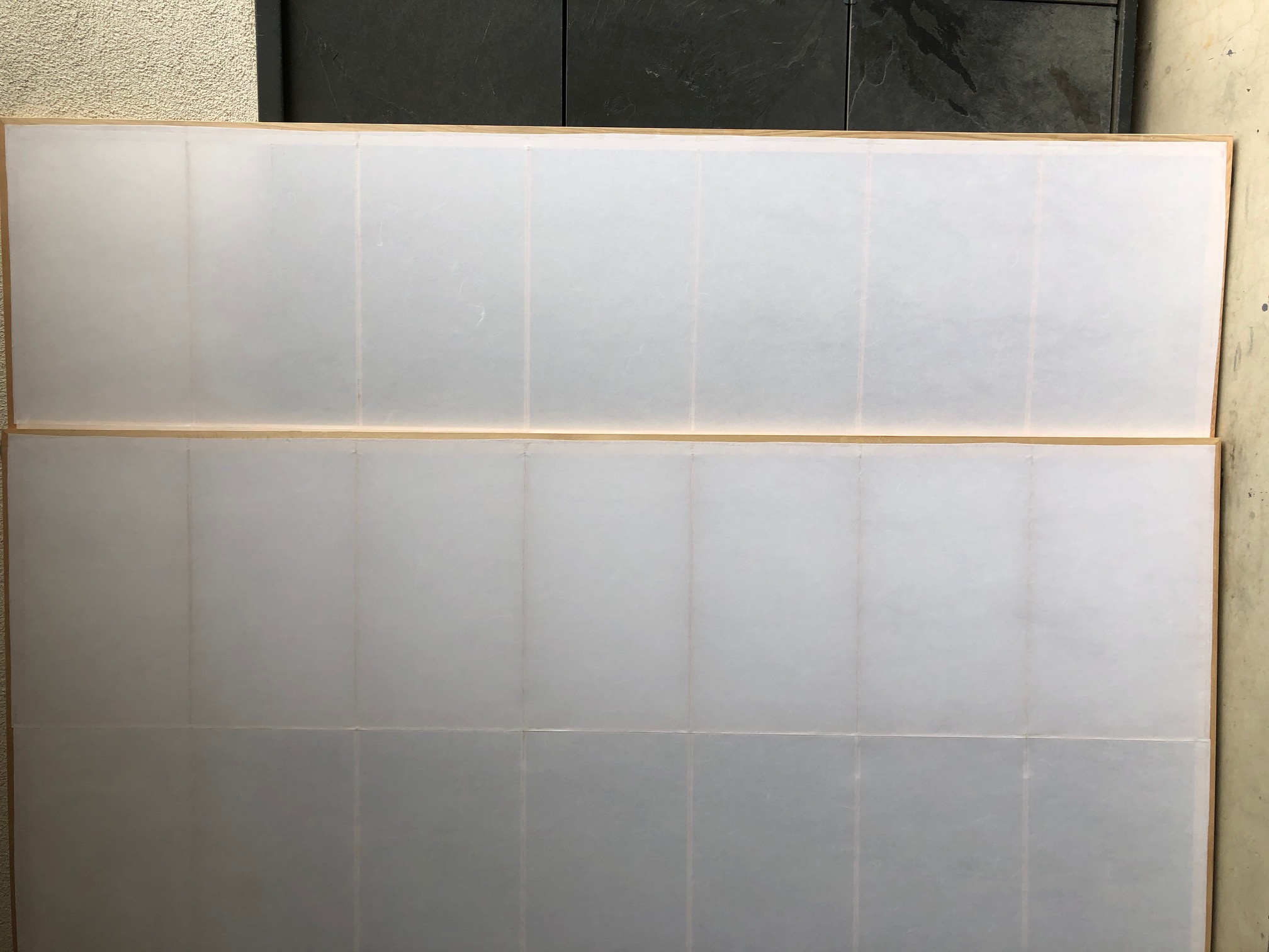 Shoji Classic mit Mittelsprosse LB 243cm H 250cm neuwertig