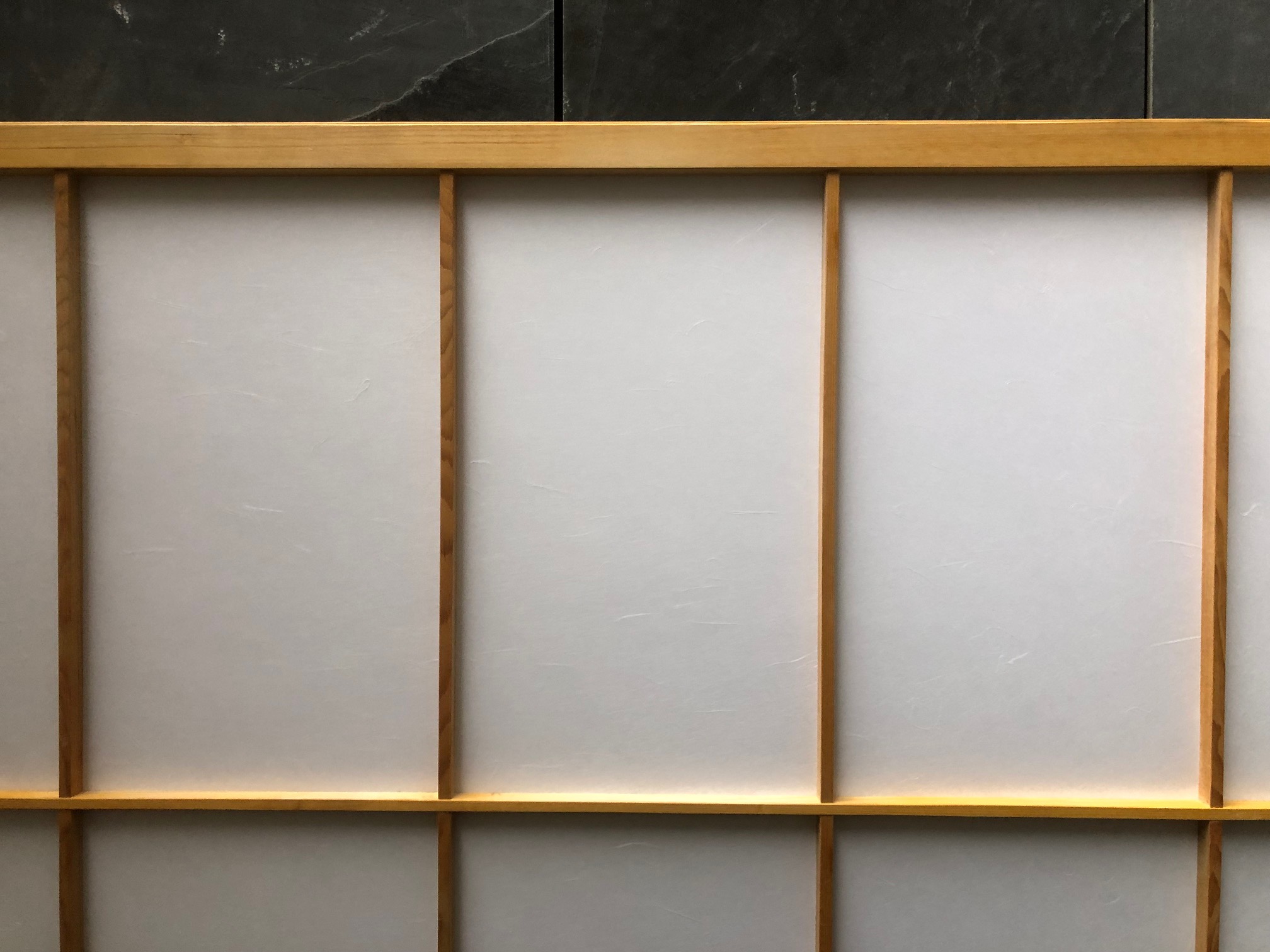 Shoji Classic mit Mittelsprosse LB 243cm H 250cm neuwertig