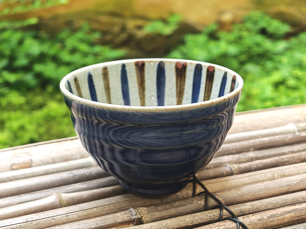 Keramik Schale blau
