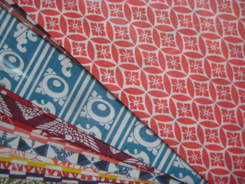 Origamipapier "Chiyogami" 17 x 17 cm