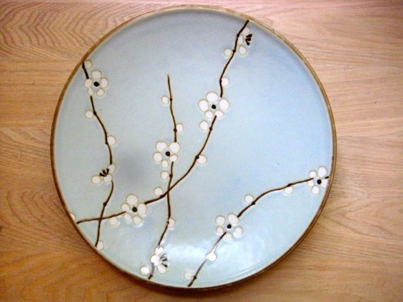 Teller "Sosshun" Kirschblüte, ∅ 22,5 cm x 3 cm H
