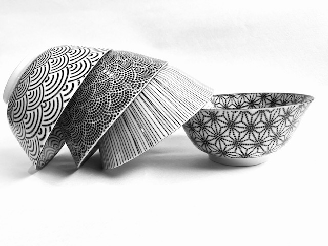 Schalenset tayobowls black and white