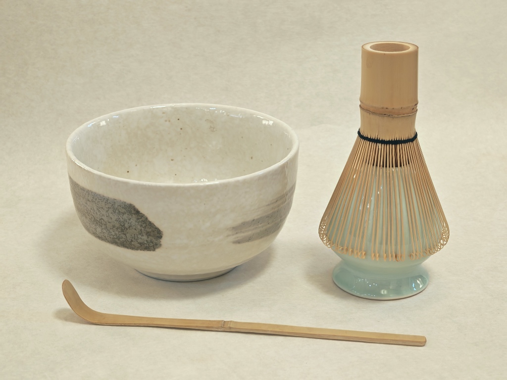 Matcha Set 4-teilig  weiß
