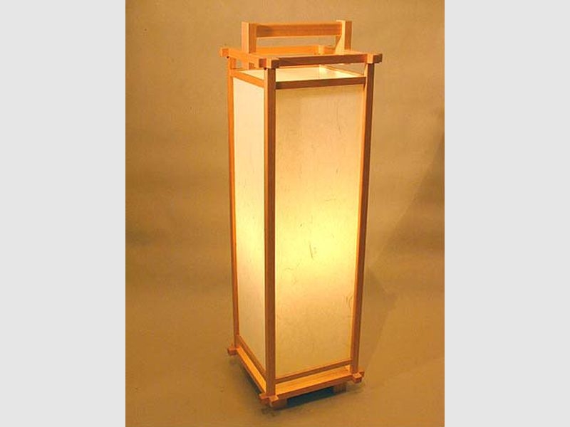  Andon Washi 75 cm Naturholz
