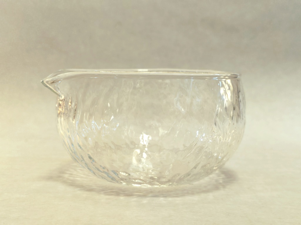 Matchaset 4 teilig mit Katakuchi aus Glas