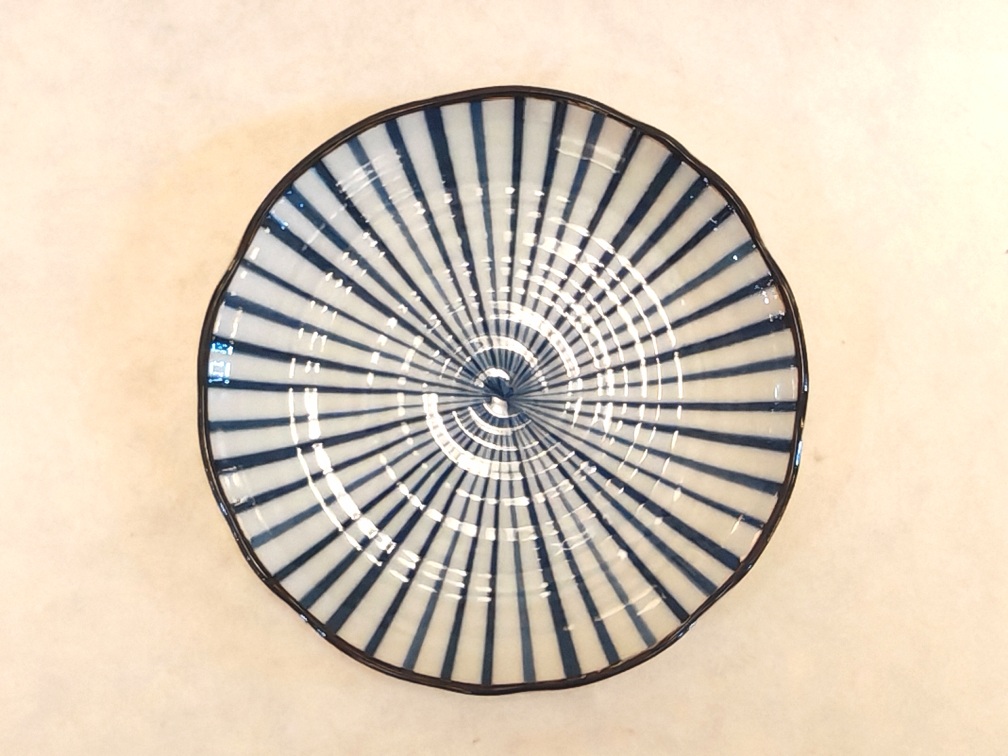 Teller "Blauer Strahl"