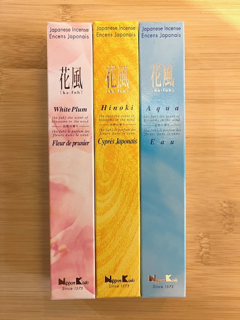 Incense aqua hinoki white plum