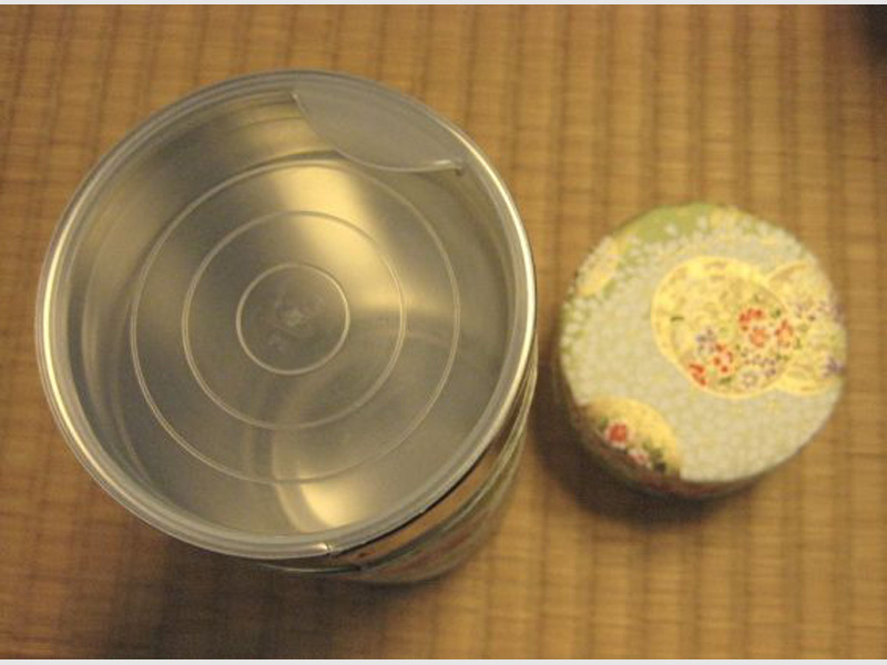 Teedose Washi hellgrün